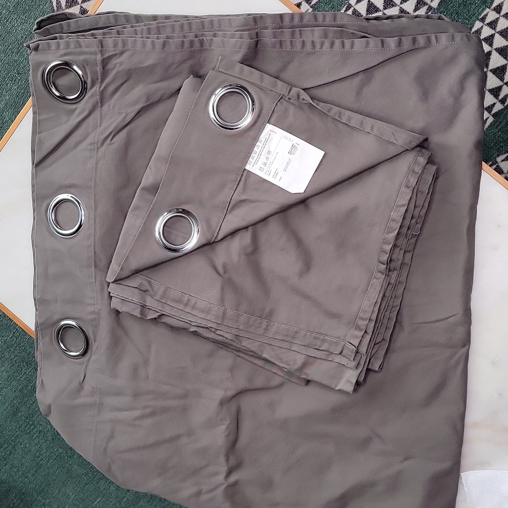 Ikea MERETE Curtain Panels 57x98 Set of 2